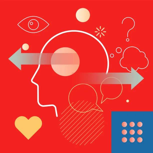 Абстрактная иллюстрация мышления